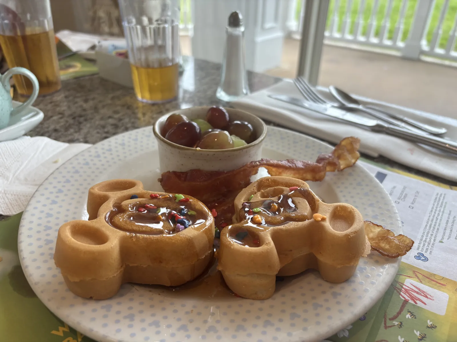 No brunch is complete without mickey waffels