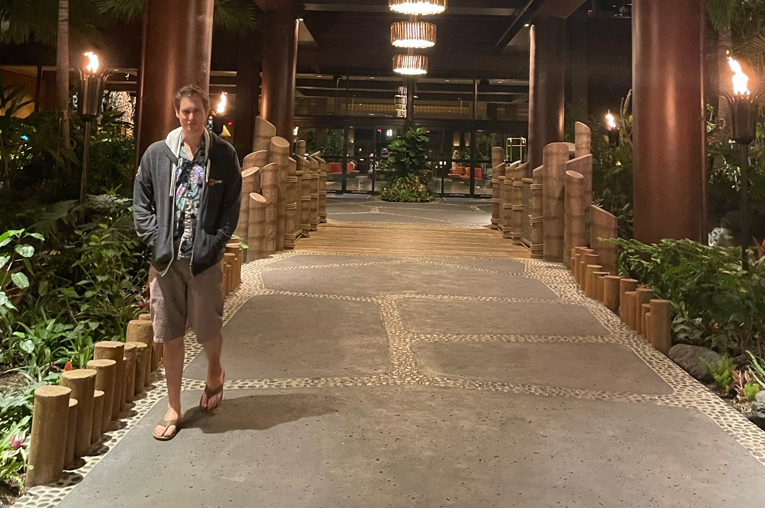 Rob at the Polynesian
